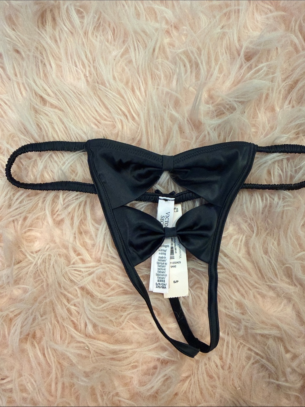 Victoria's Secret Black Bow  Bottom